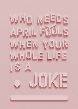 APRIL FOOL