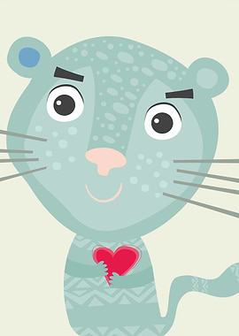 tigris and love heart