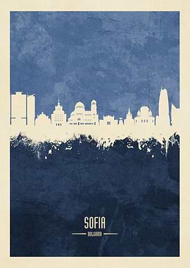 Sofia Bulgaria Skyline