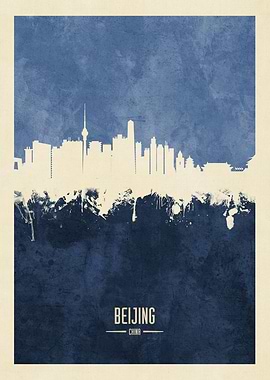 Beijing China Skyline