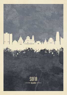 Sofia Bulgaria Skyline