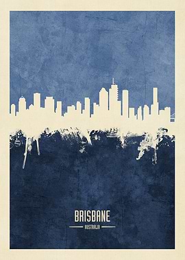 Brisbane Australia Skyline