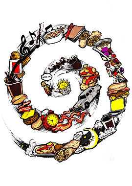 Fast Food Day and Night