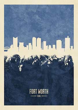 Fort Worth Texas Skyline