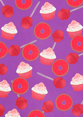 Fast food decor pattern II