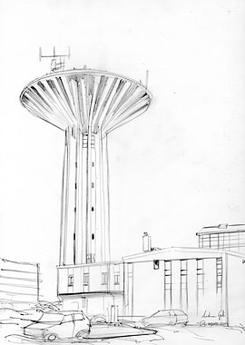 Torre Piezometrica pencil