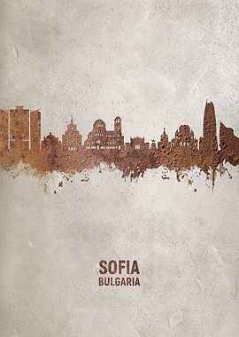 Sofia Bulgaria Skyline