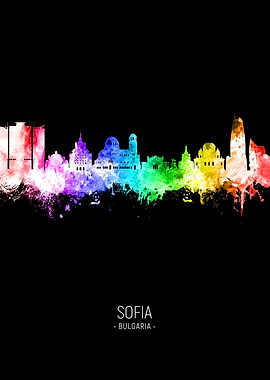 Sofia Bulgaria Skyline