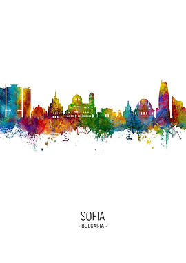 Sofia Bulgaria Skyline