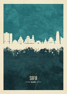 Sofia Bulgaria Skyline