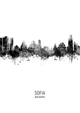 Sofia Bulgaria Skyline
