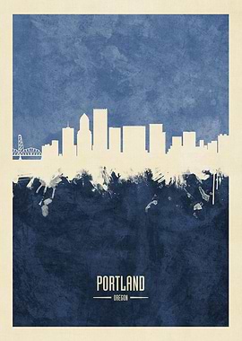 Portland Oregon Skyline