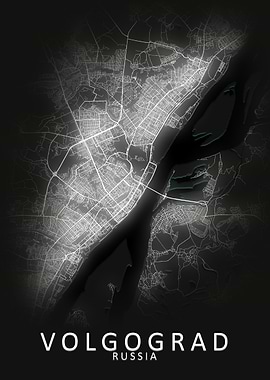 Volgograd Russia City Map