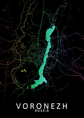 Voronezh Russia City Map