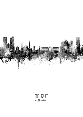 Beirut Lebanon Skyline