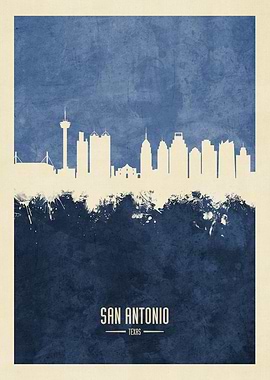 San Antonio Texas Skyline
