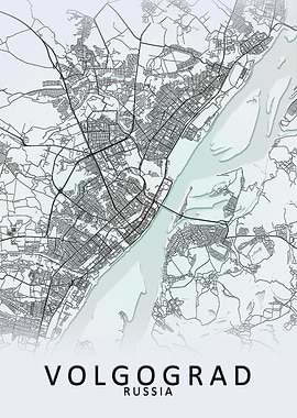 Volgograd Russia City Map