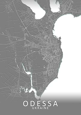 Odessa Ukraine City Map