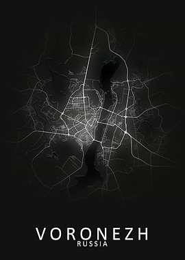 Voronezh Russia City Map