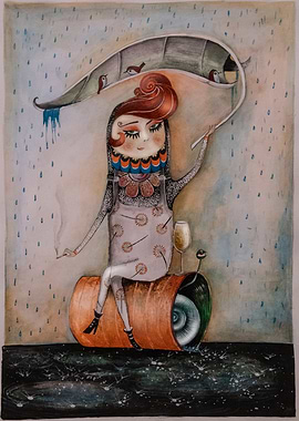 Chilling in the rain