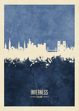 Inverness Scotland Skyline