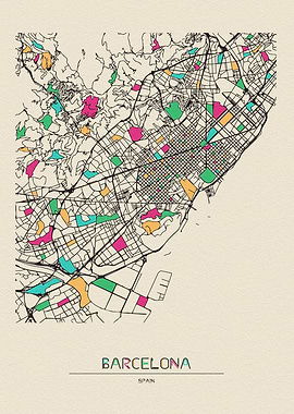 Barcelona Map