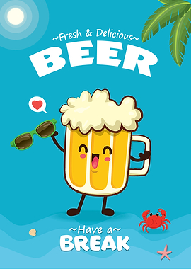 Summer poster design