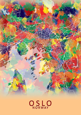 Oslo Norway City Map