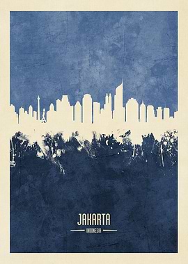 Jakarta Indonesia Skyline