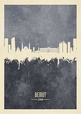Beirut Lebanon Skyline