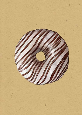 Marble Frosted Donut