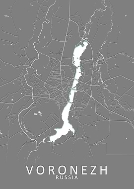 Voronezh Russia City Map
