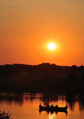 Viking sunset