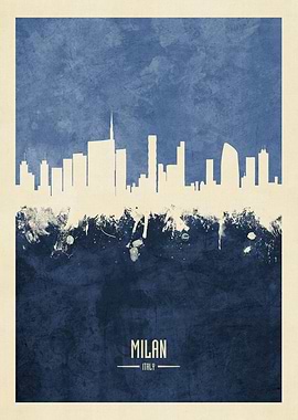 Milan Italy Skyline