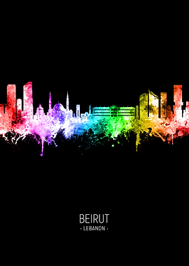 Beirut Lebanon Skyline