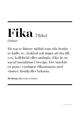 Fika Ordbok