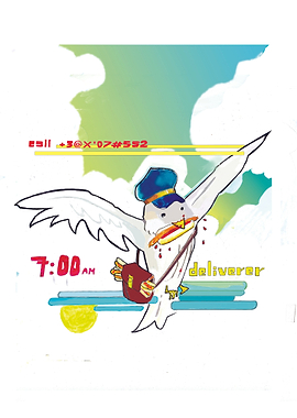 Bird Hot Dog Deliverer