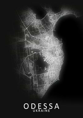 Odessa Ukraine City Map