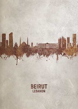 Beirut Lebanon Skyline