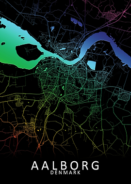 Aalborg Denmark City Map