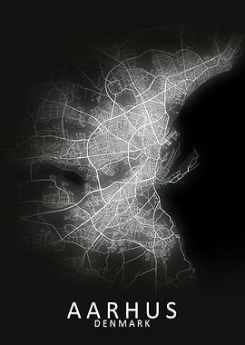 Aarhus Denmark City Map