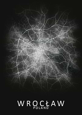 Wroclaw Poland City Map