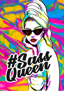 Colored fashion sass queen
