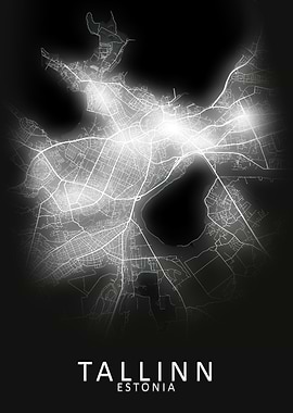 Tallinn Estonia City Map