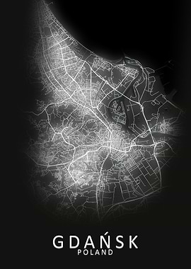 Gdask Poland City Map