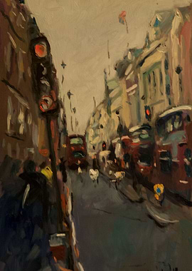 Oxford Street with Buses