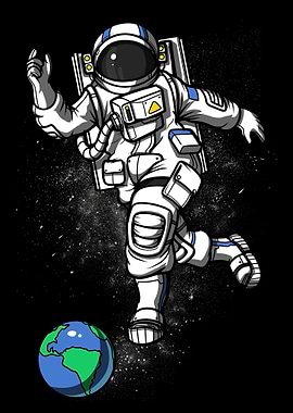 Astronaut Bowling Space