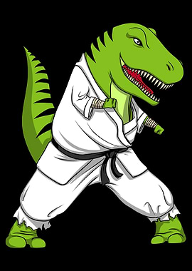 T Rex Dinosaur Karate