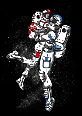 Space Astronaut Couple