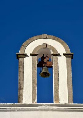 Small historic bell tower